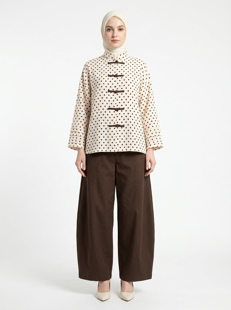 Amelia Polka Dot Blouse