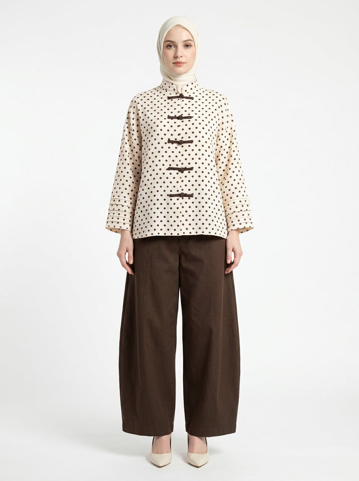Amelia Polka Dot Blouse