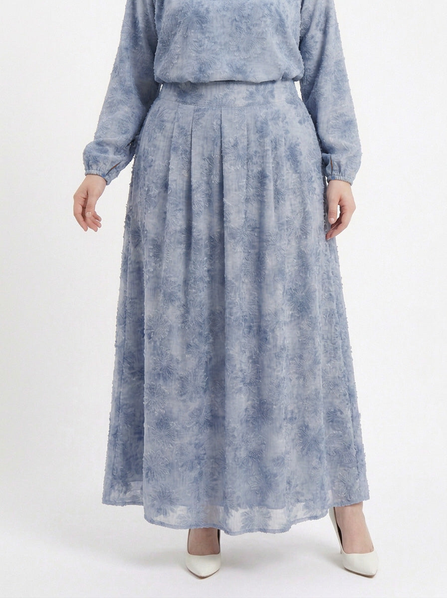 Erin Plus Chiffon Embroidered Skirt