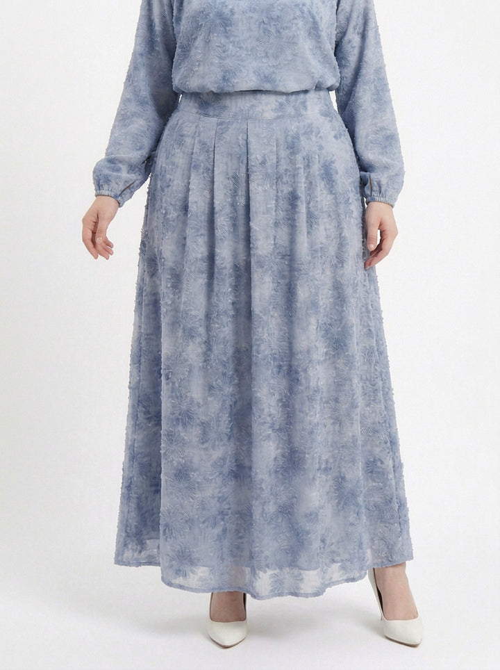 Erin Plus Chiffon Embroidered Skirt