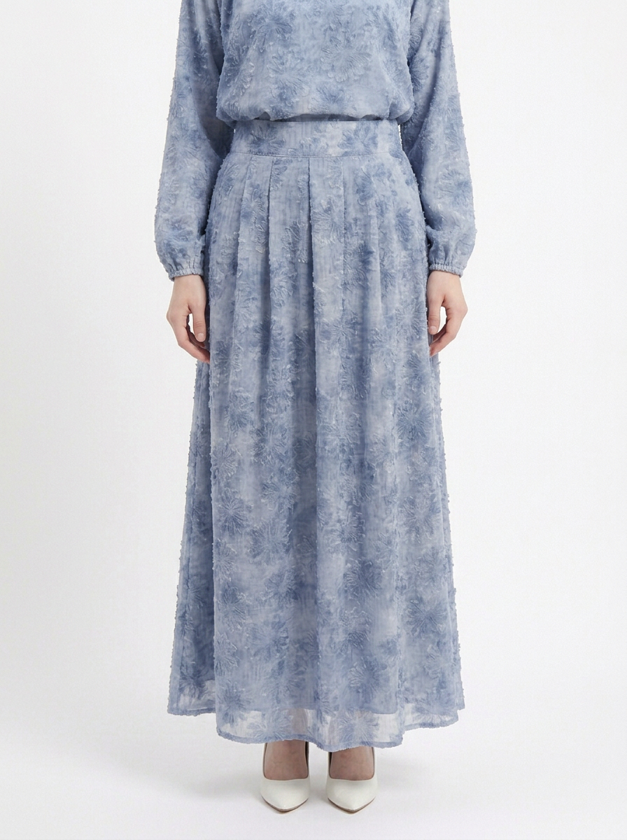 Erin Chiffon Embroidered Skirt