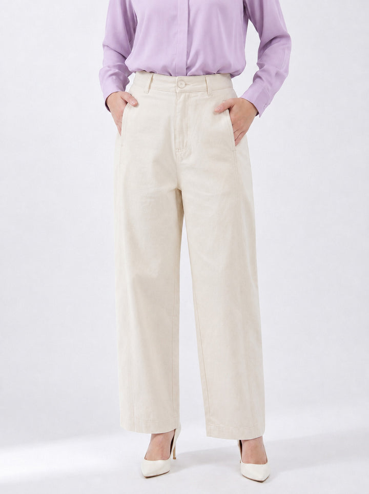 Betty Twill Barrel Pants