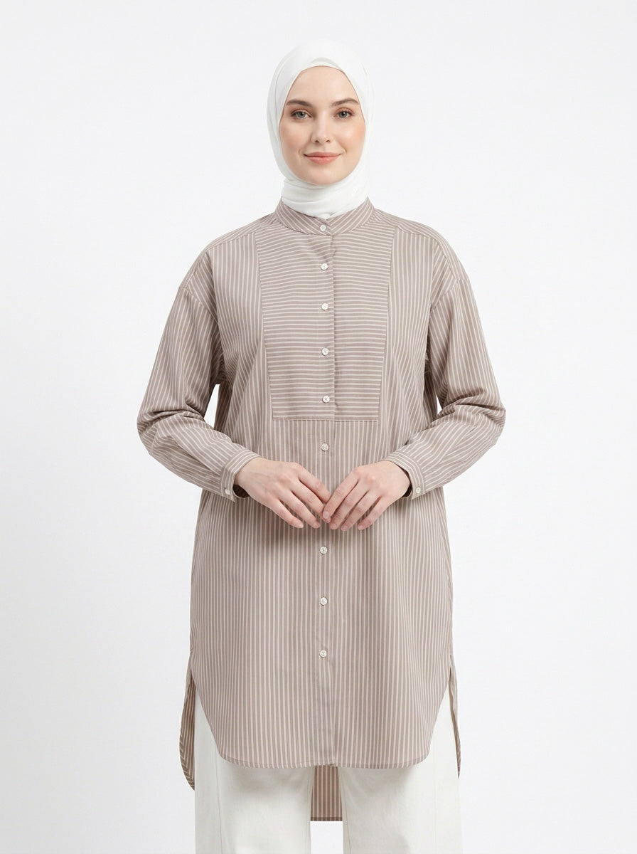Paloma Stripe Cotton Blouse