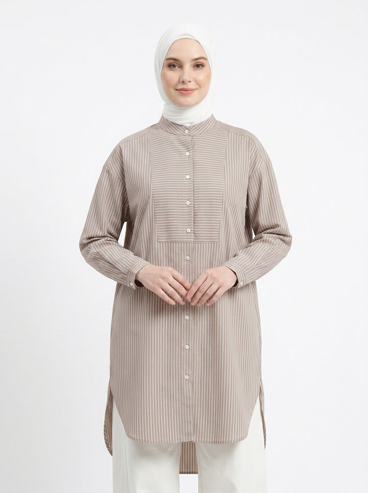 Paloma Stripe Cotton Blouse