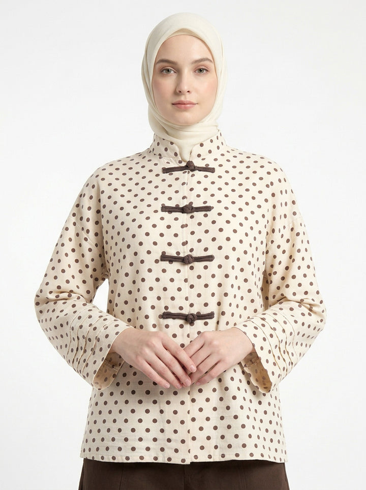 Amelia Polka Dot Blouse