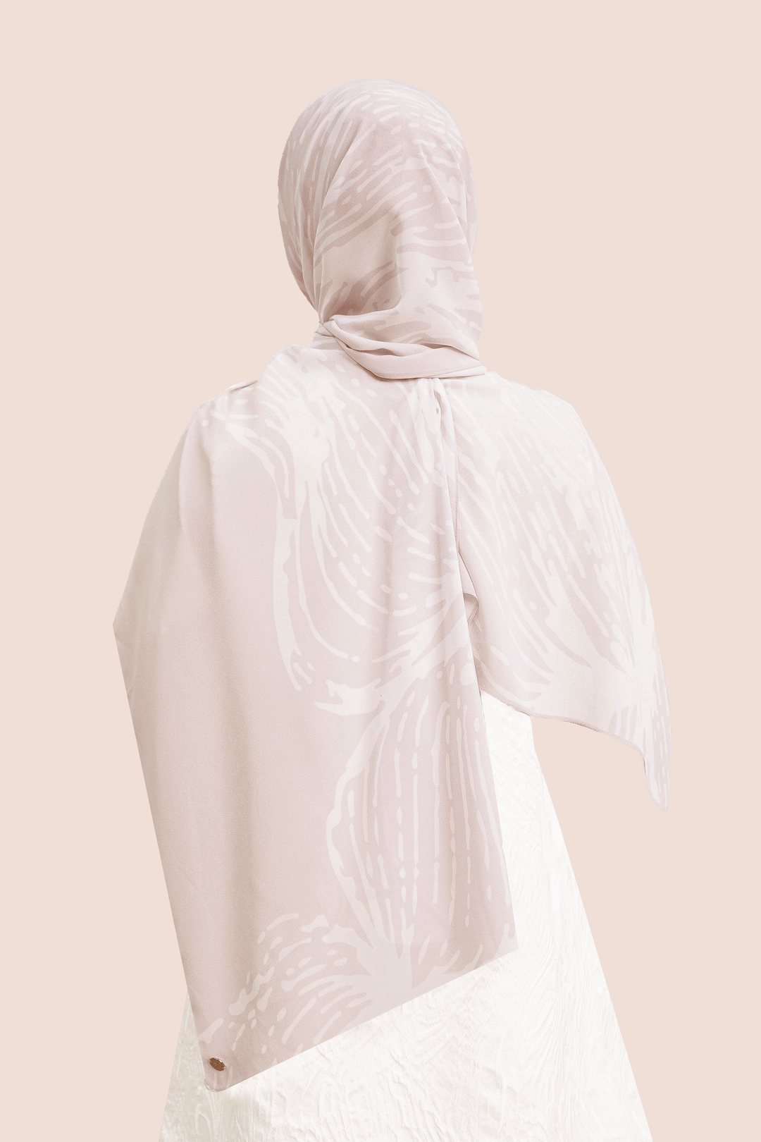 Nurani Chiffon Printed Light Pink