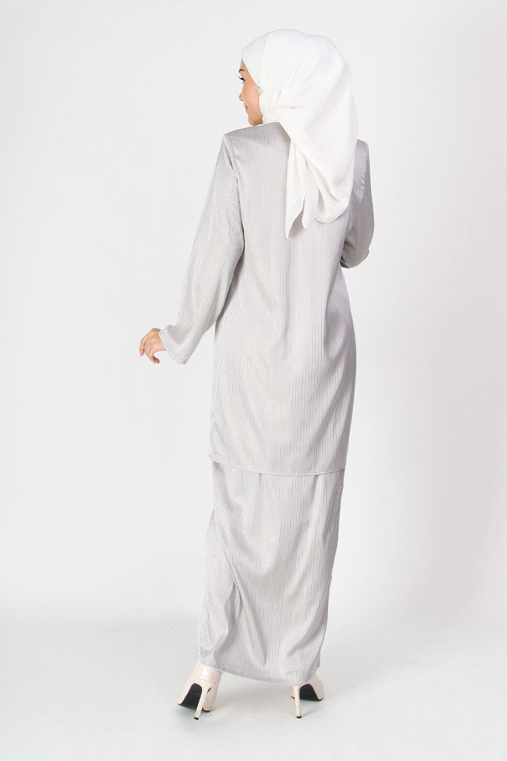 Kasturi Kurung Grey