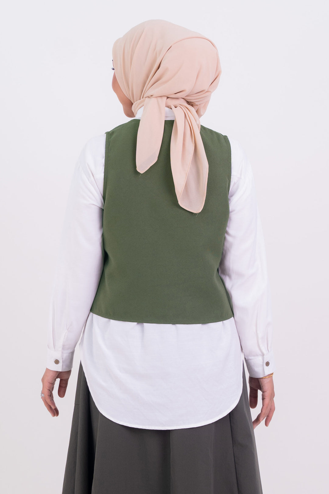 Vienna Embroidered Vest Green