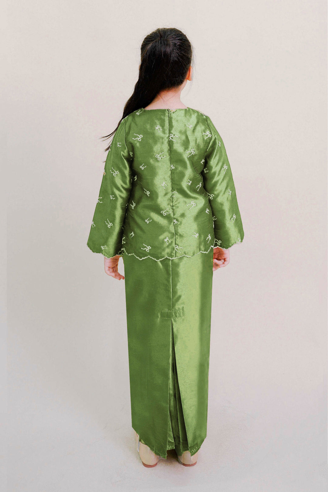 Ilona Kids Kebaya Modern in Green
