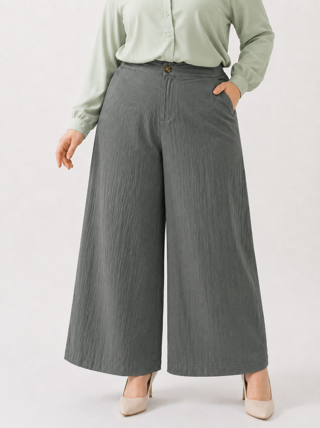 Elsie Plus Cotton Rich Pants