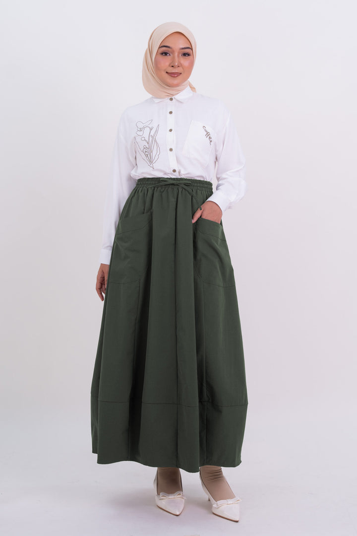 Zahwa Skirt Green