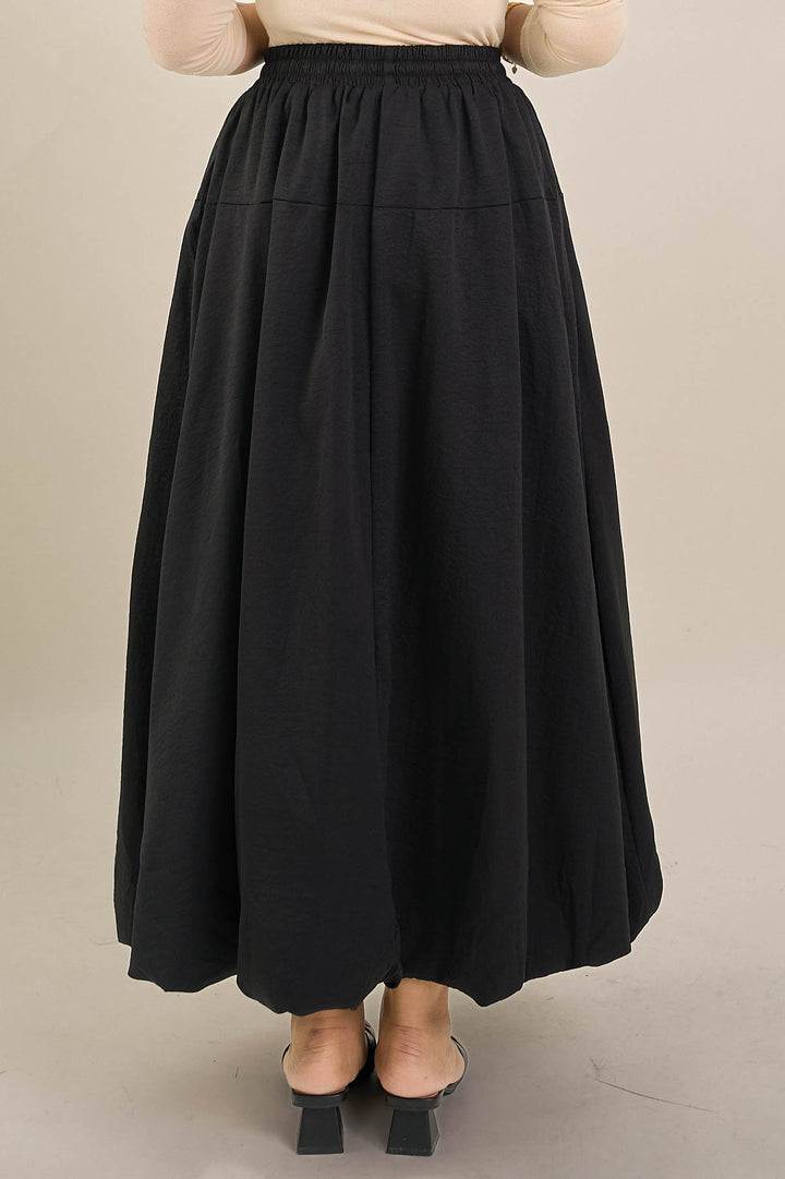 Zyla Balloon Skirt Black