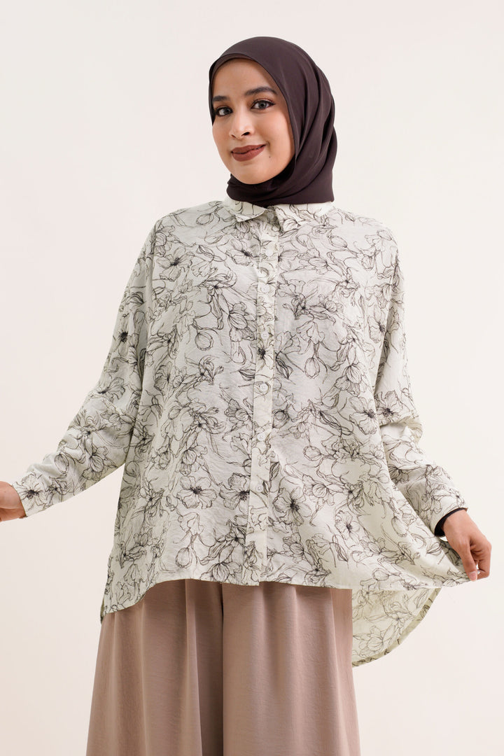 Ayunda Printed Shirt Floral