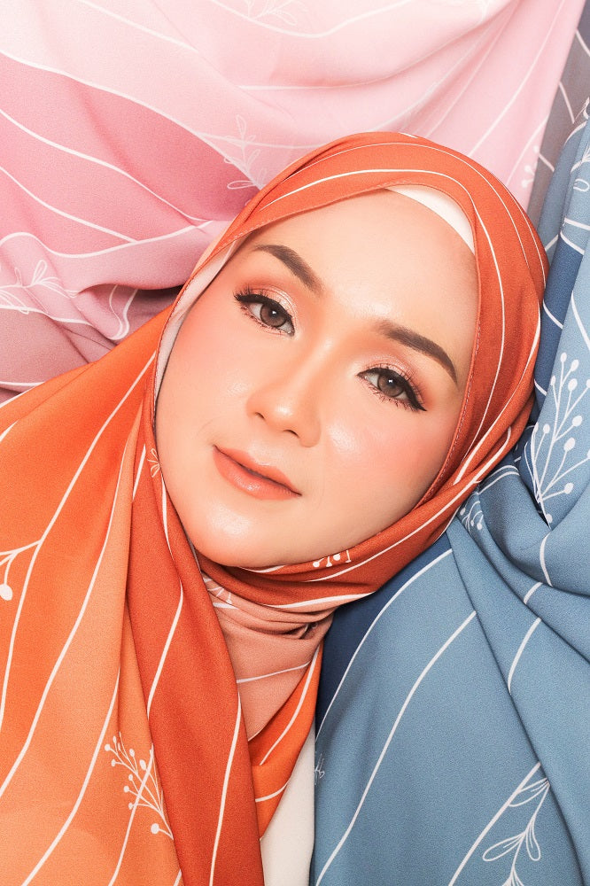 Terra Printed Shawl Caramel