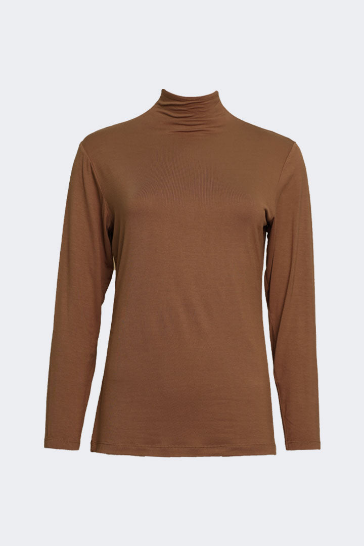 Inner Neck Top Coffee