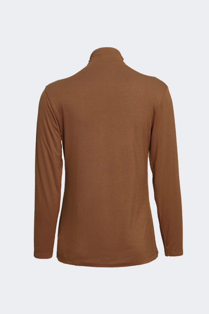 Inner Neck Top Coffee