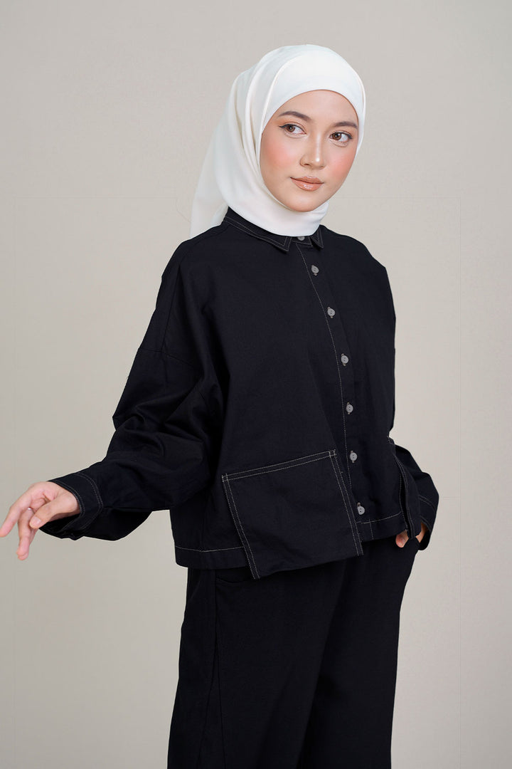 Farel Crop Top Black