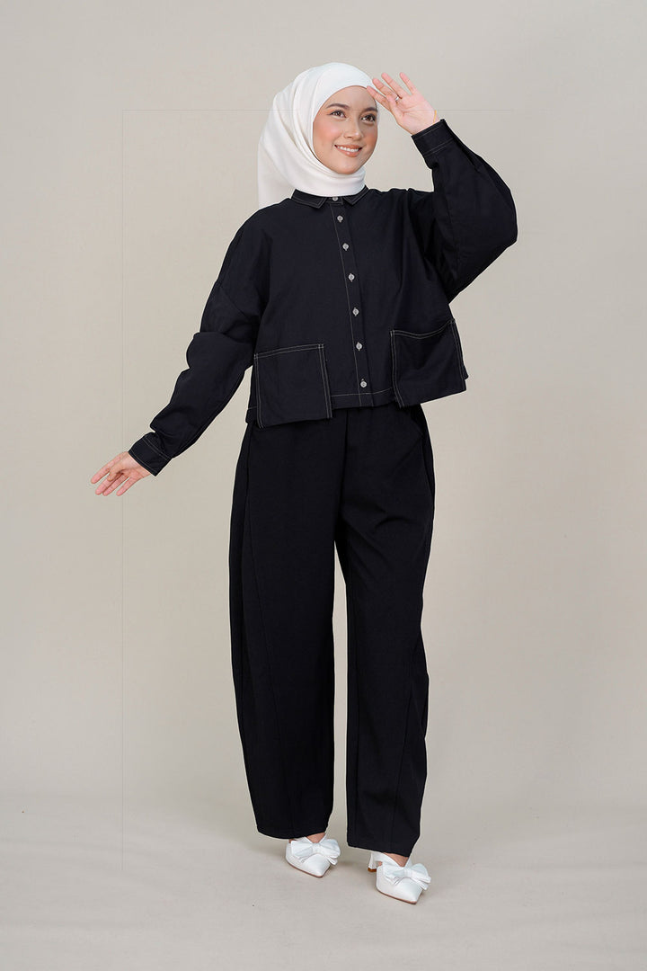 Farel Crop Top Black