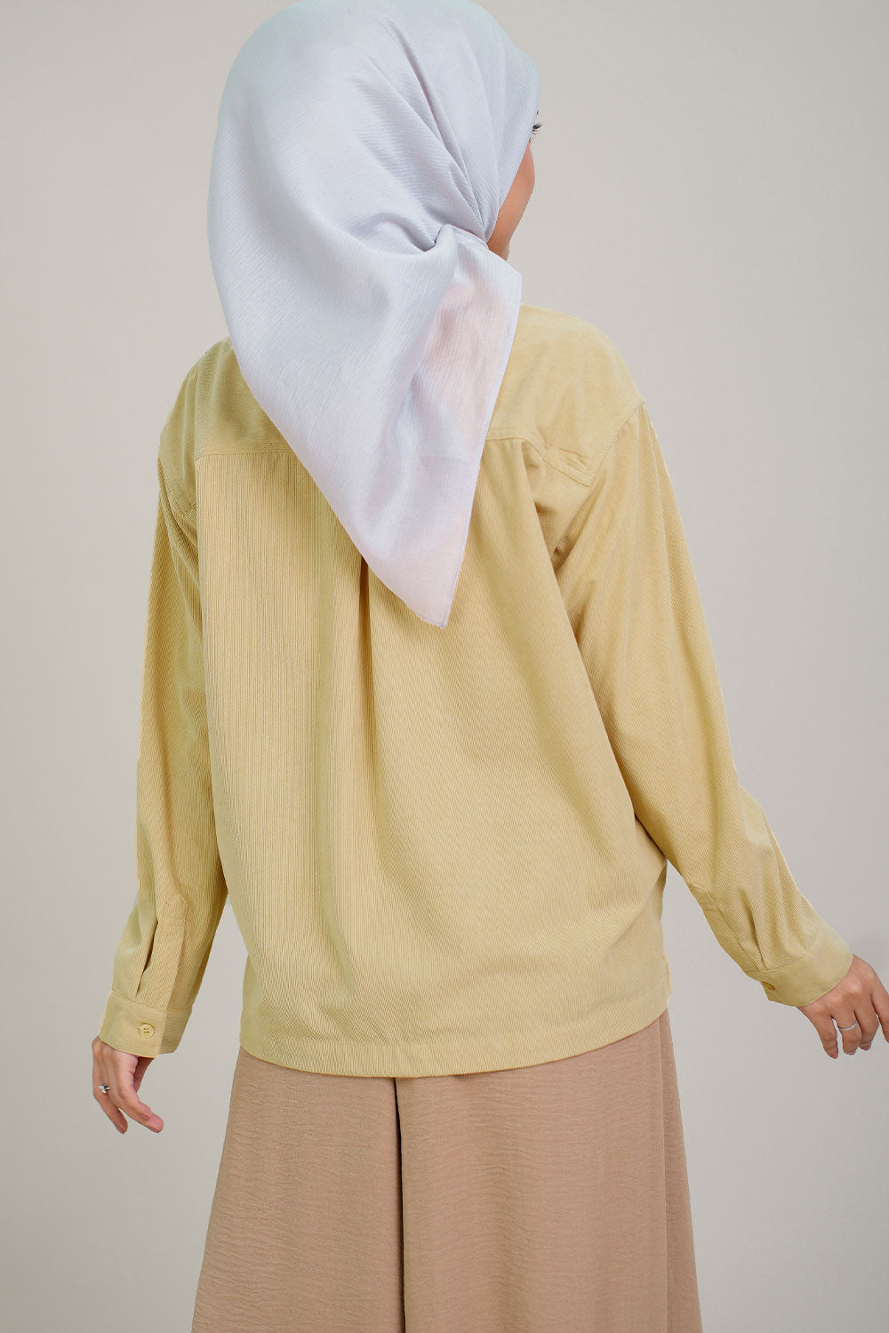 Luna Corduroy Blouse Yellow