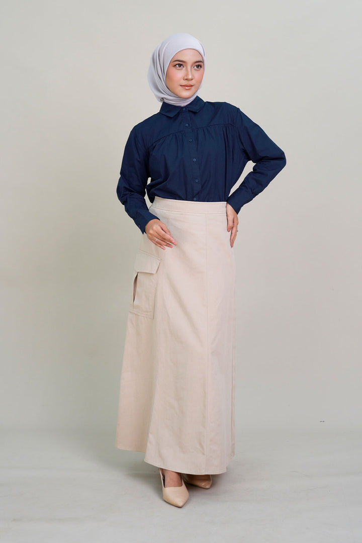 Plein Oversized Top Navy
