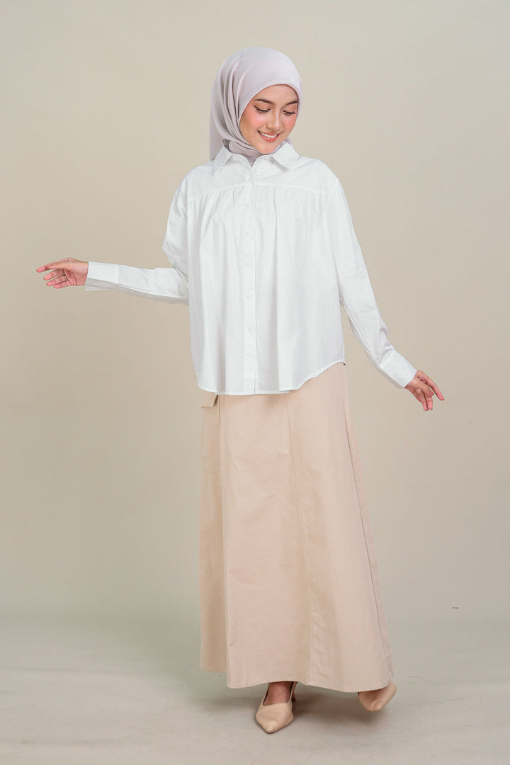 Plein Oversized Top White