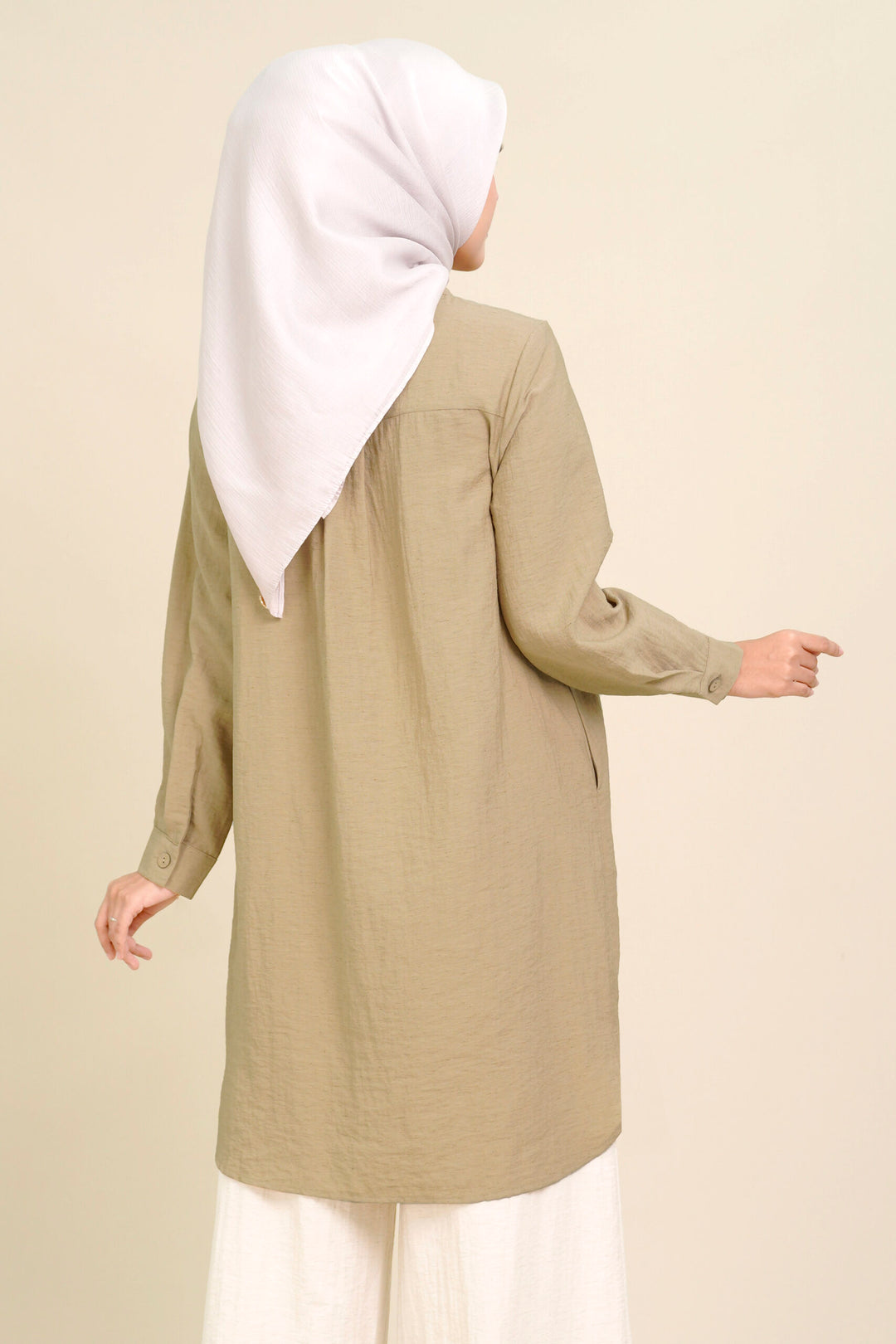 Boneta Long Blouse Khaki