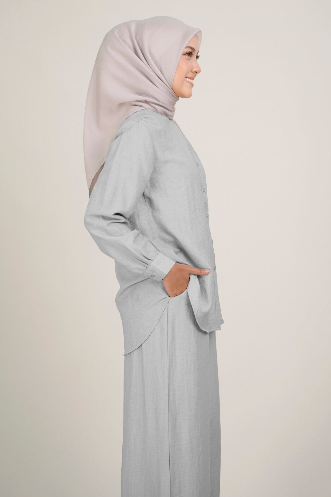Alodia Blouse Grey