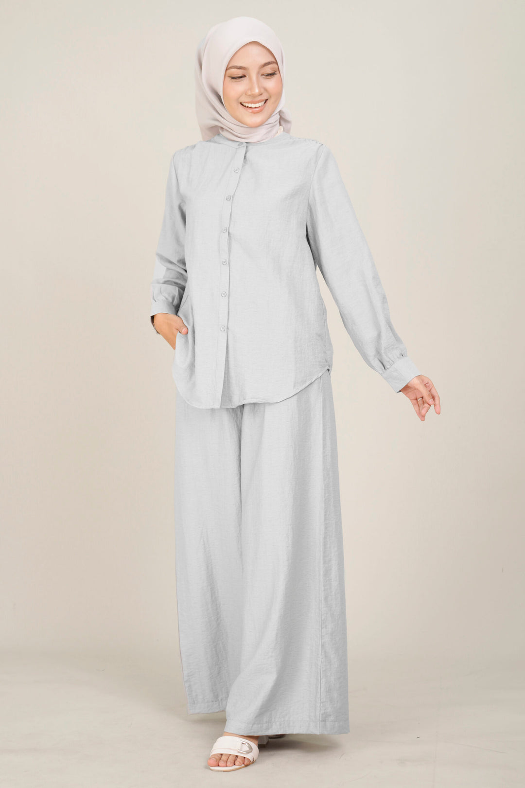Alodia Blouse Grey