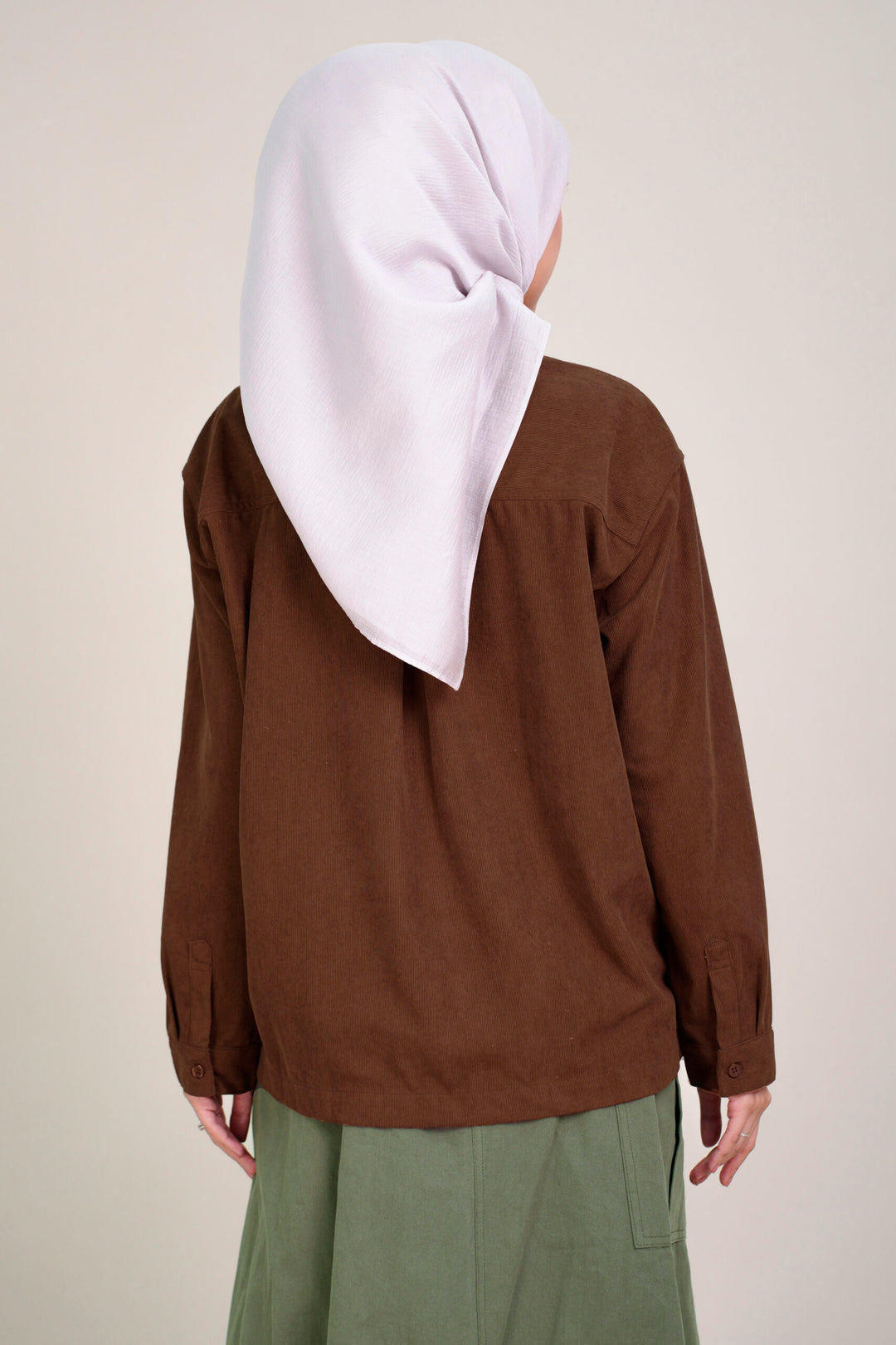 Luna Corduroy Blouse Brown
