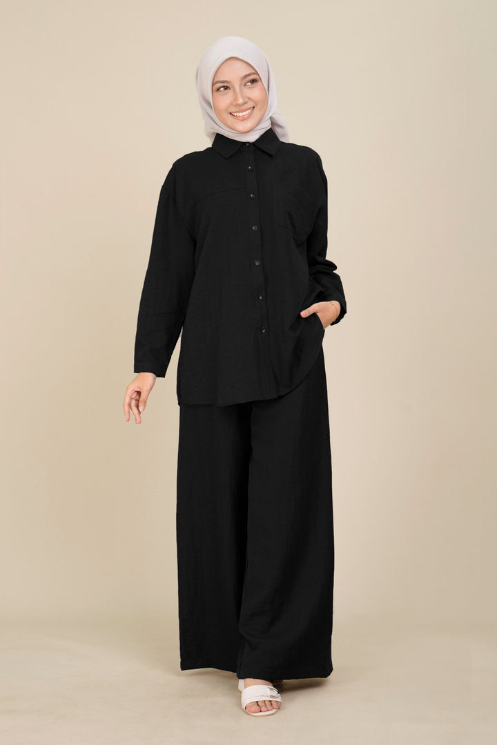 Alodia 2.0 Baggy Top Black