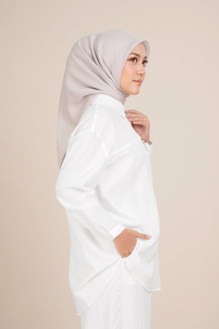 Alodia 2.0 Baggy Top White