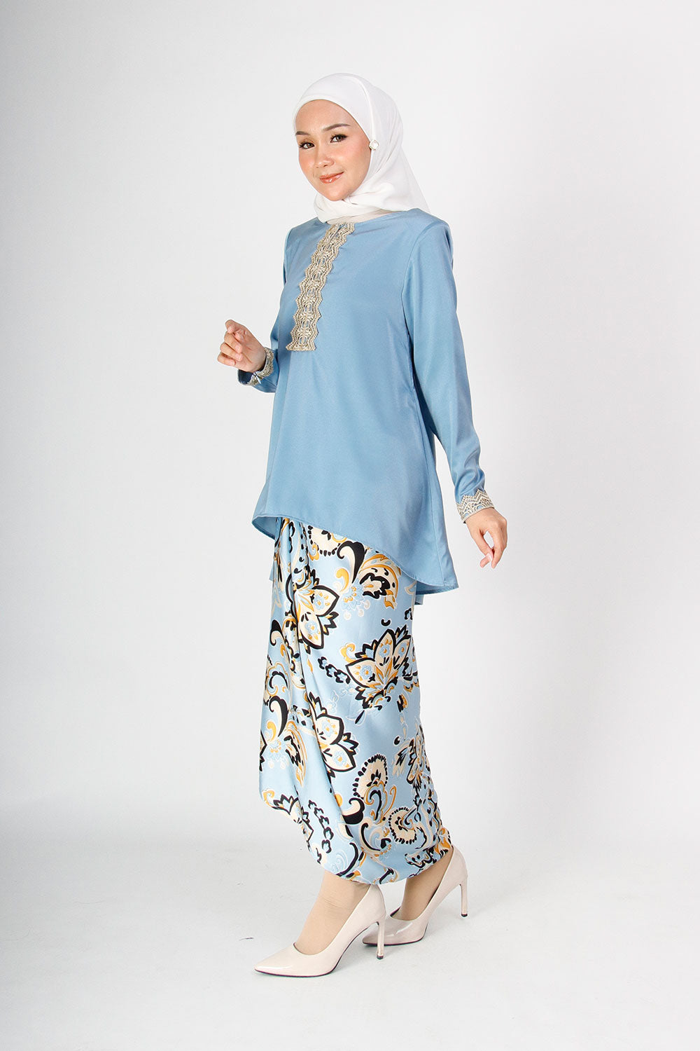 Tasnim Kurung Blue