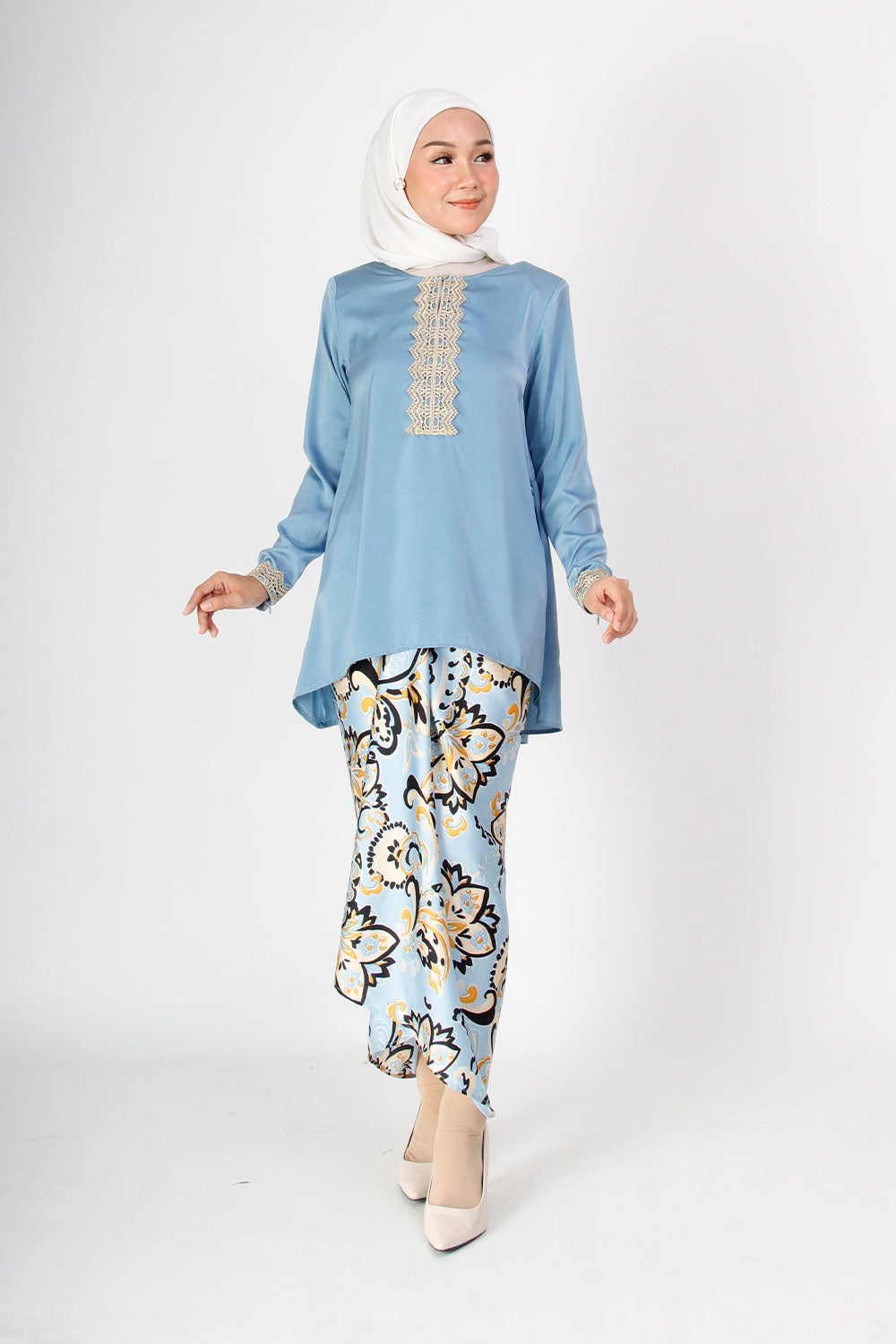 Tasnim Kurung Blue