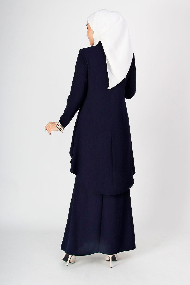 Deepika Kurung Navy