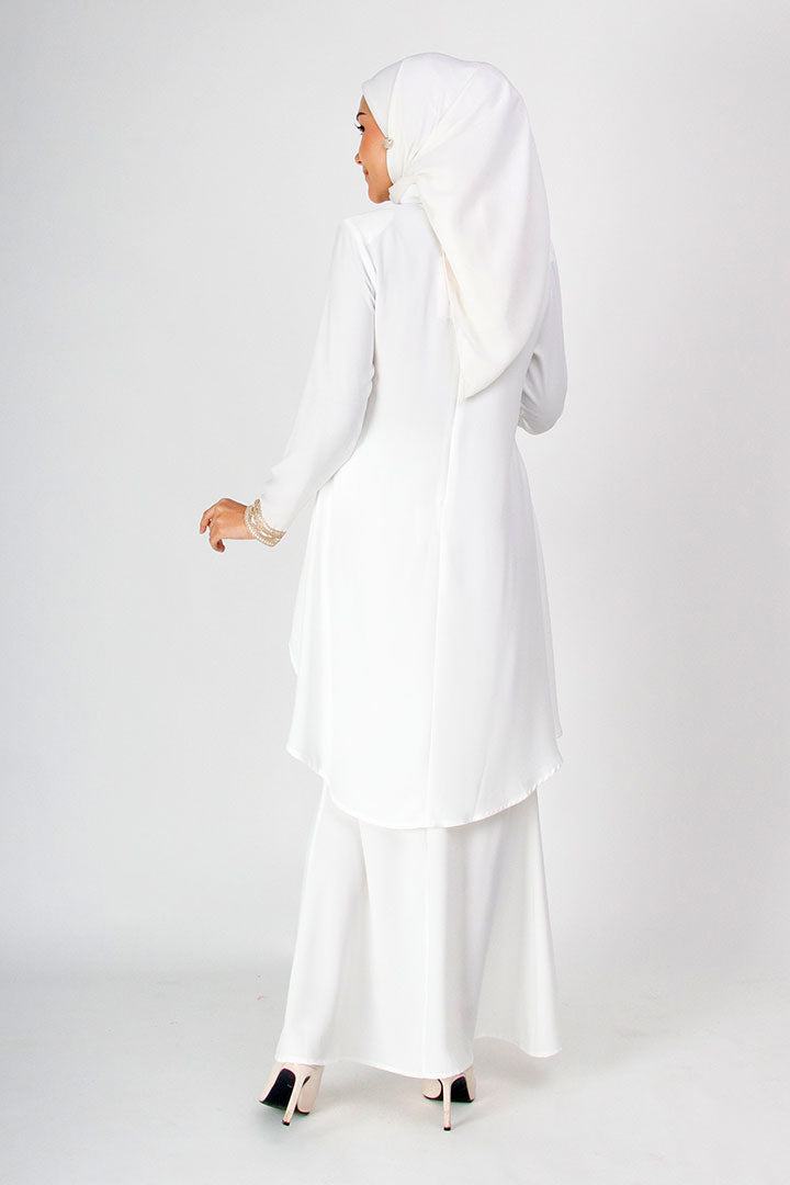 Deepika Kurung White