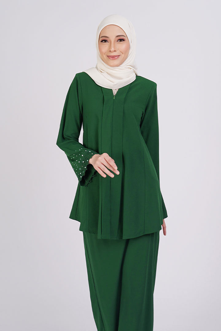 Kemboja Kebaya Green (XS - 5XL)