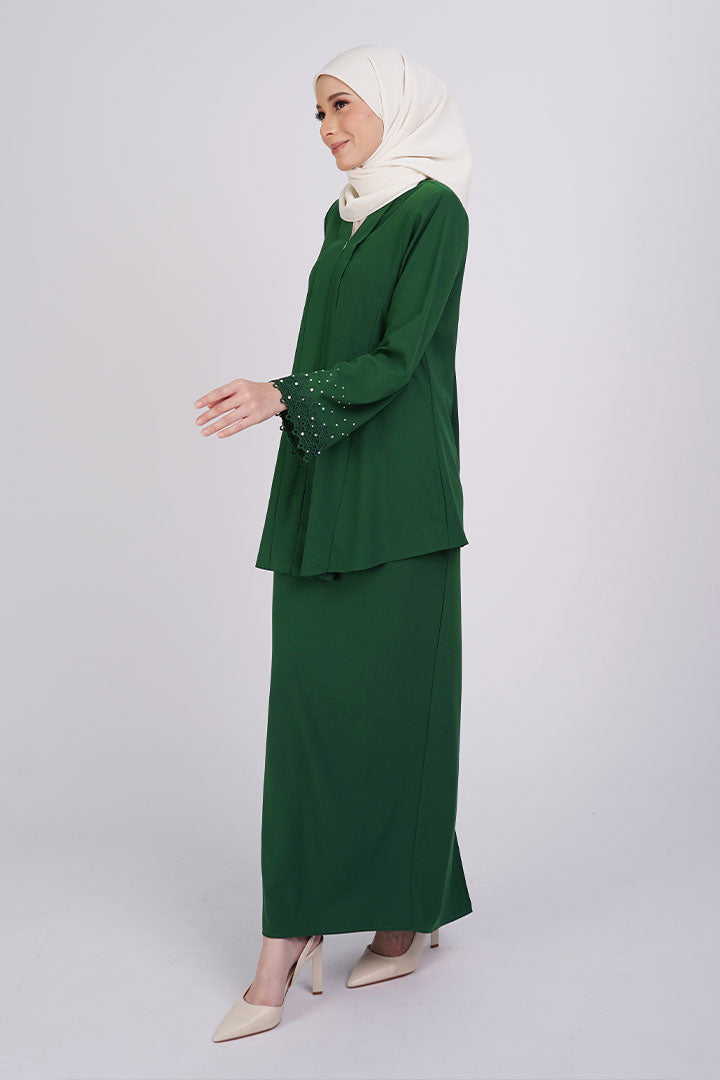 Kemboja Kebaya Green (XS - 5XL)