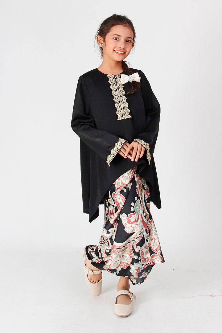 Tasnim Kids Kurung Black