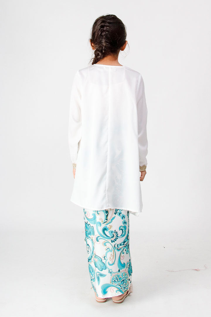 Tasnim Kids Kurung White