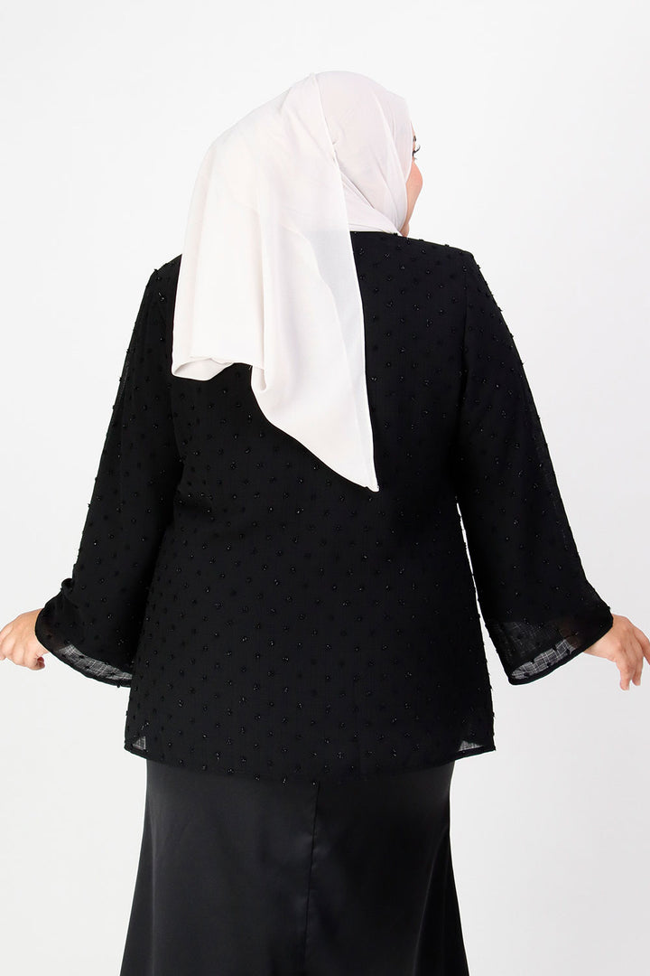 Elyana Plus Blouse Black
