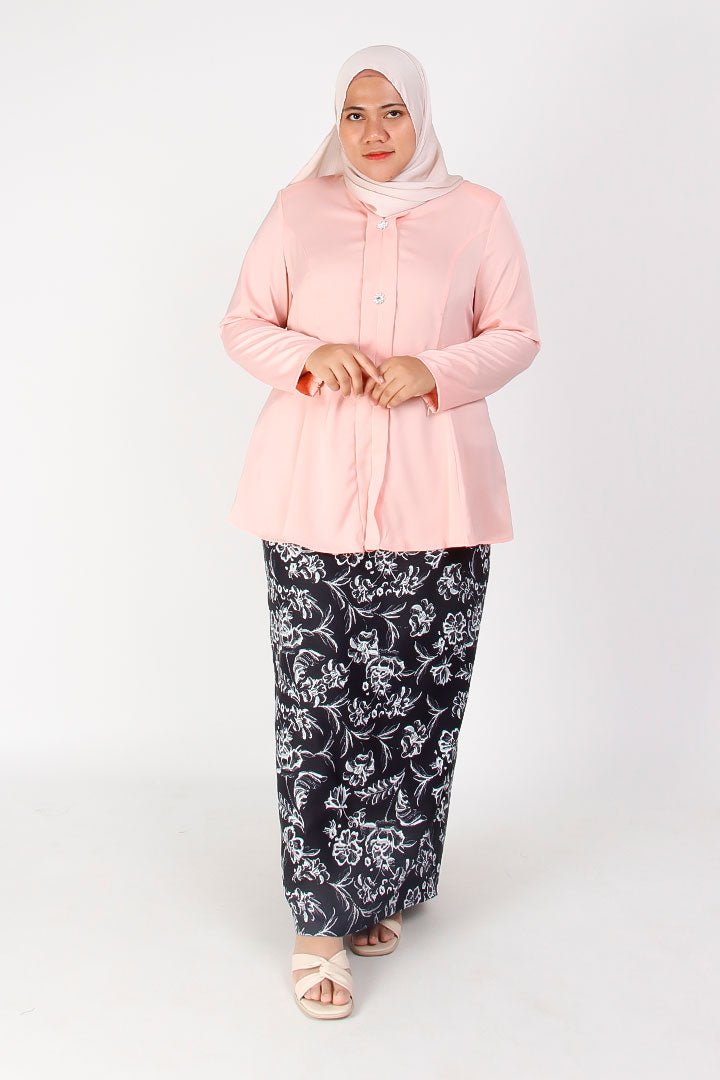 Bingka Plus Kebaya Top Peach