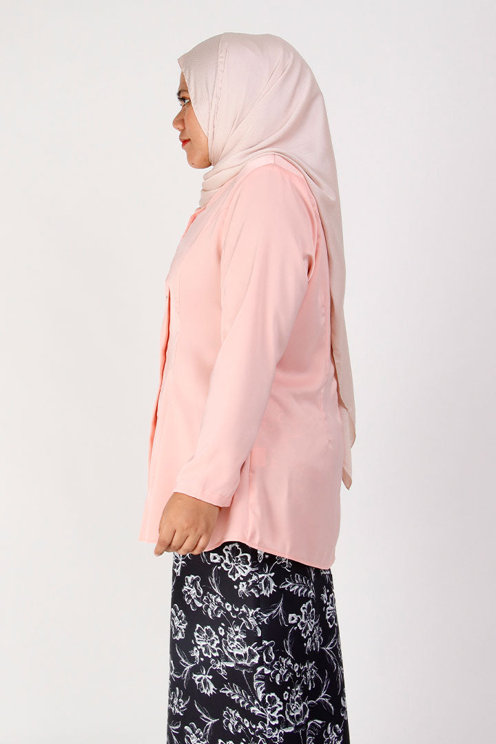 Bingka Plus Kebaya Top Peach