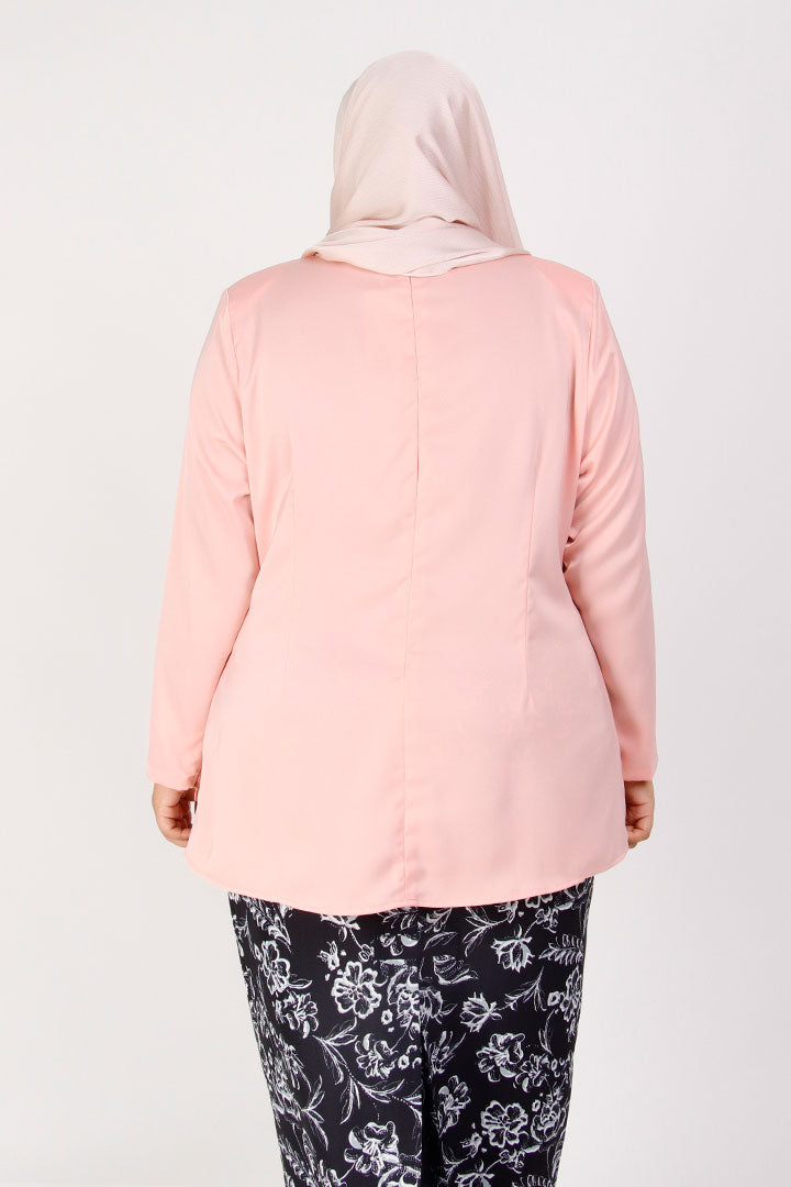 Bingka Plus Kebaya Top Peach