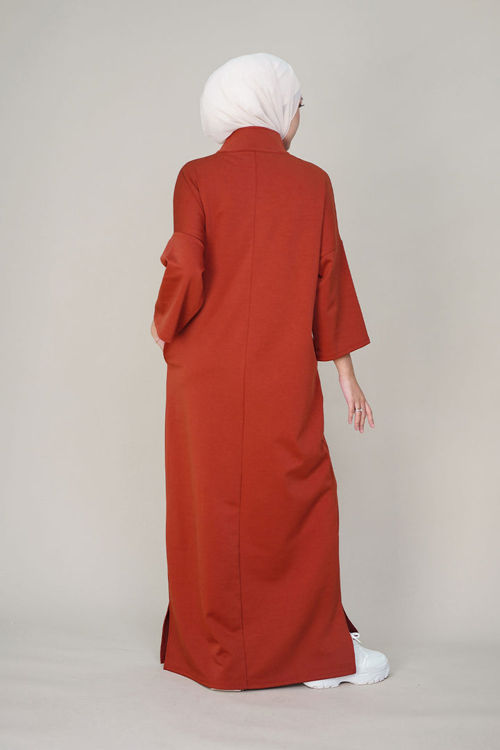 Blaire Dress Brick Orange