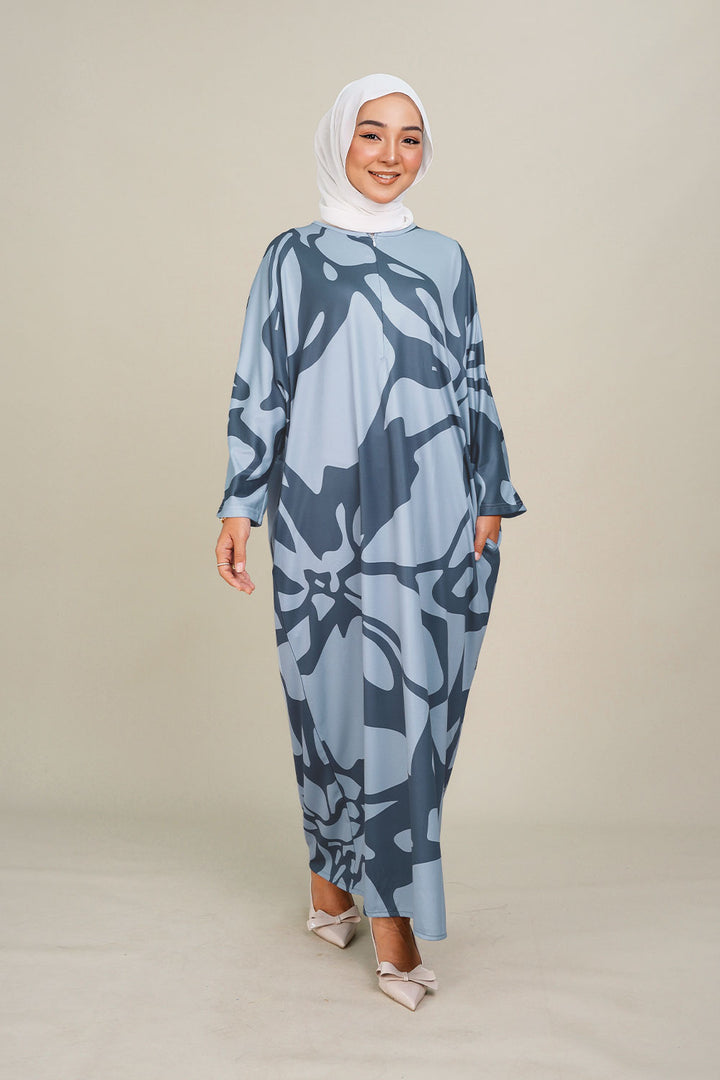 Utari Kaftan Grey Blue