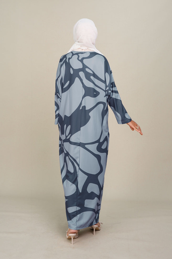 Utari Kaftan Grey Blue
