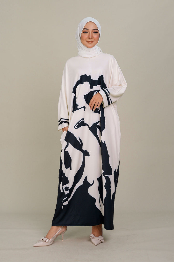 Rosey Kaftan Cream