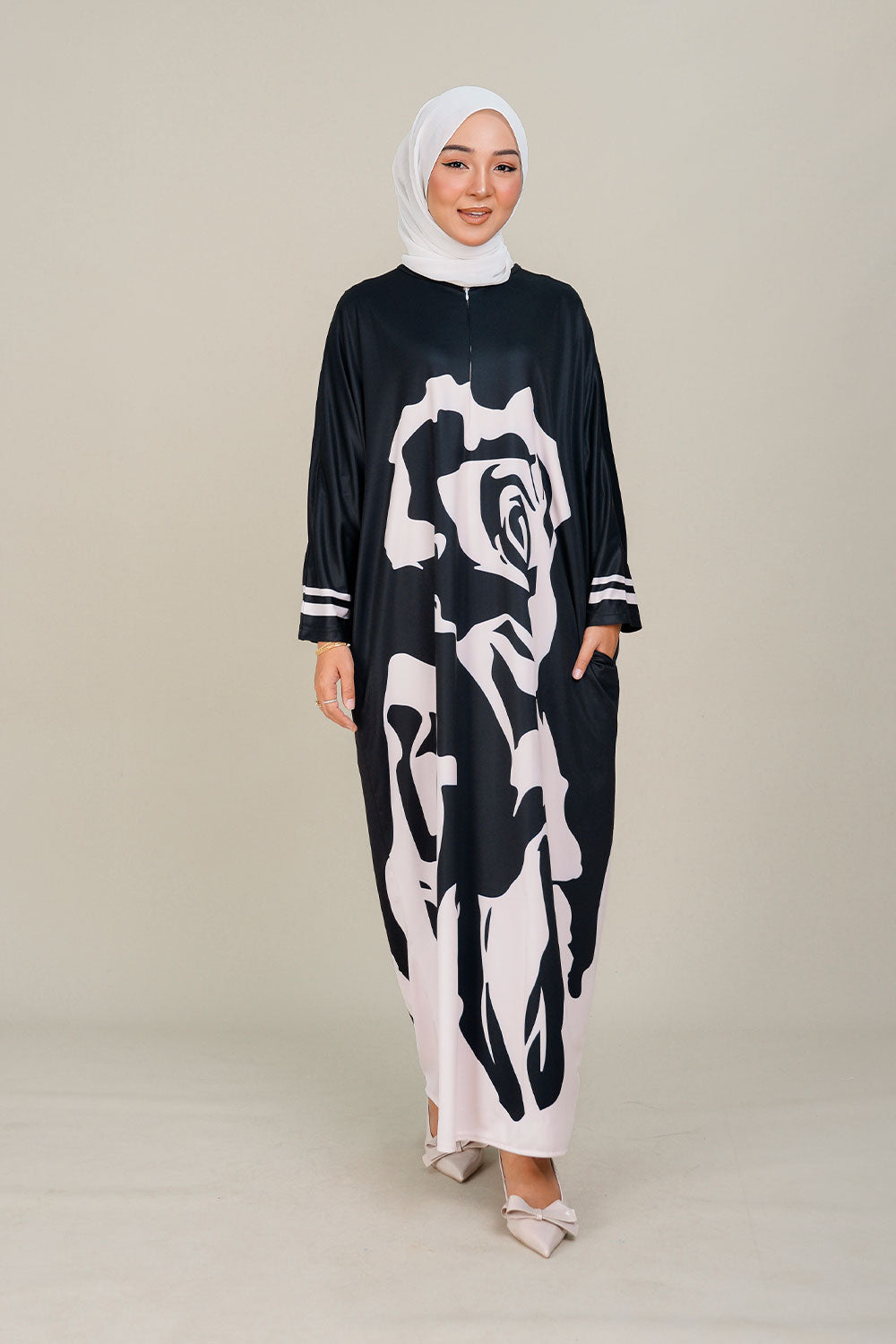 Rosey Kaftan Black