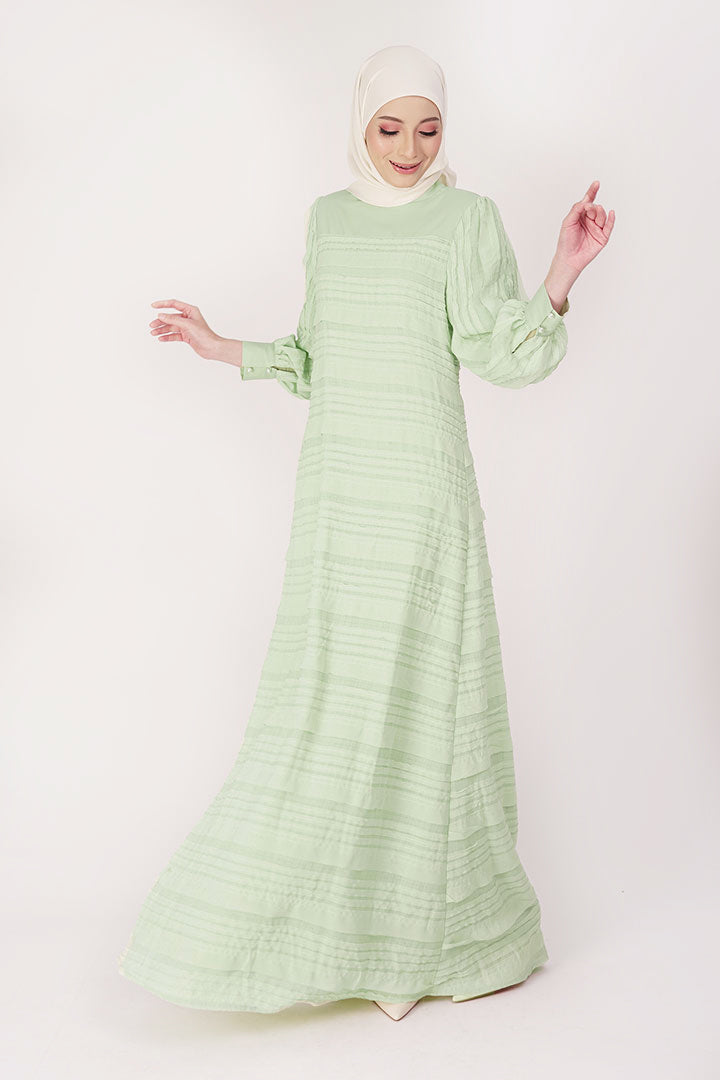 Teratai Dress Green