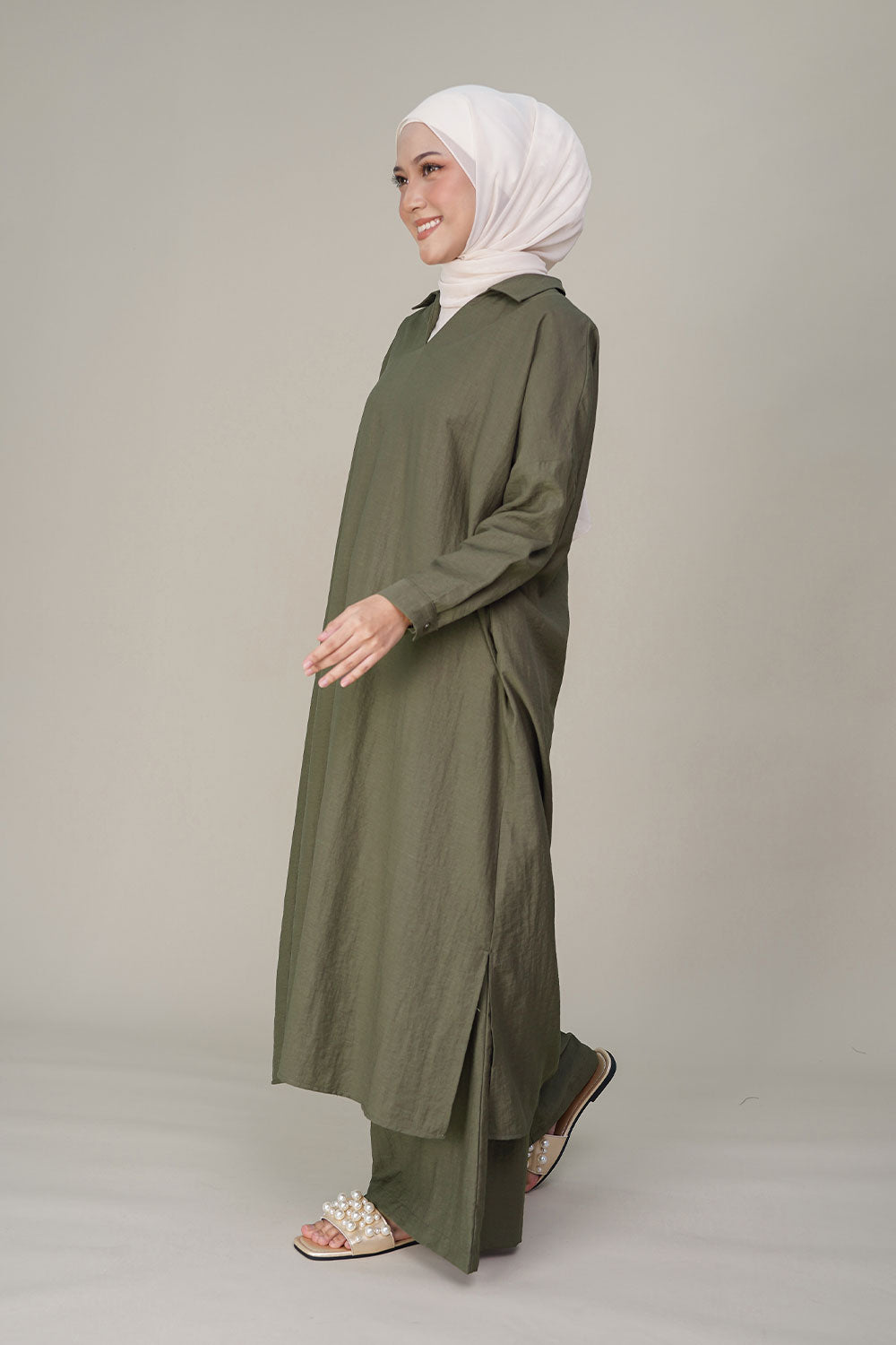 Alodia Long Top Green